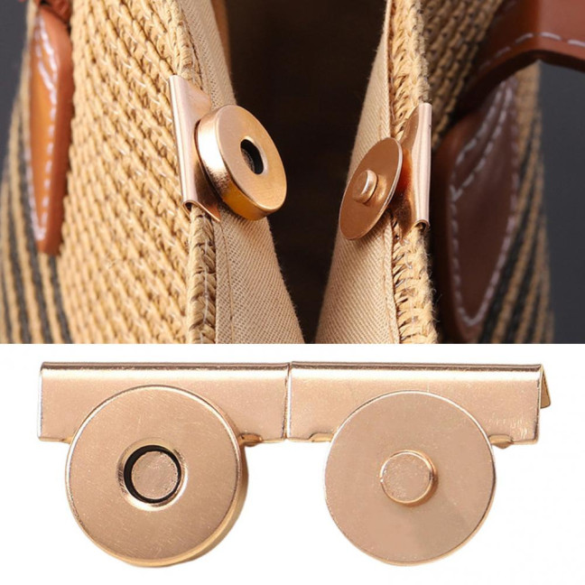 10 Pairs Magnetic Snaps No-sew Snap Buttons Bags Closures Snap Fasteners for Purses Totes Clothing DIY Crafts Leather Goods