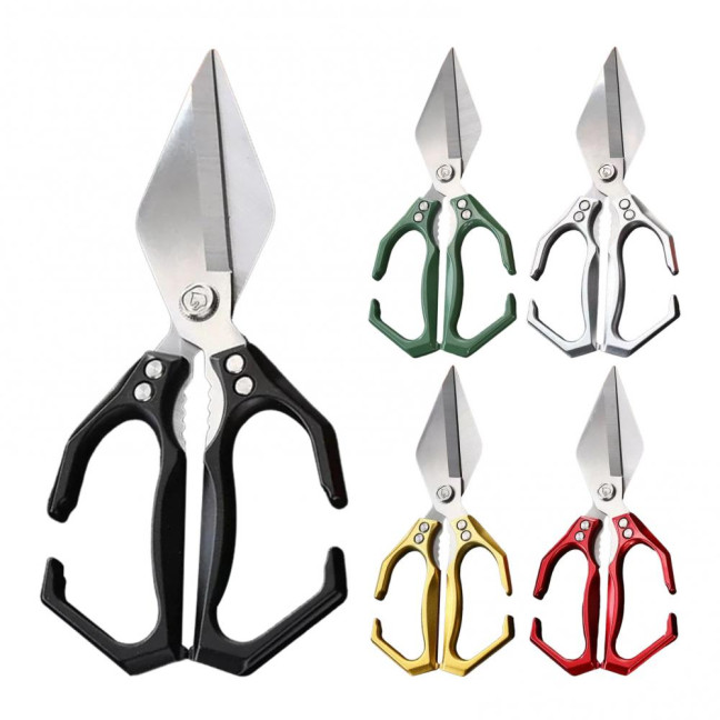 Kitchen Scissors Stainless Steel Blades Multifunctional Shears Heavy Duty Cooking Scissors with Ergonomic Grip
