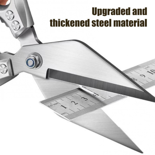 Kitchen Scissors Stainless Steel Blades Multifunctional Shears Heavy Duty Cooking Scissors with Ergonomic Grip