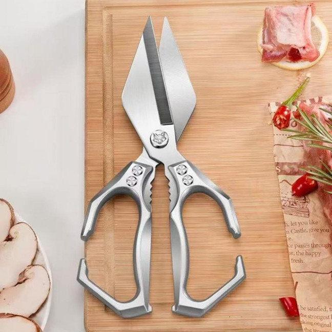 Kitchen Scissors Stainless Steel Blades Multifunctional Shears Heavy Duty Cooking Scissors with Ergonomic Grip
