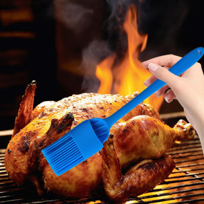 6Pcs Silicone Oil Brush Set Heat Resistant Basting Brushes for Cooking Baking Grilling BPA-Free Oil Applicator Pastry Brush for Sauce Marinade Meat Glazing BBQ 