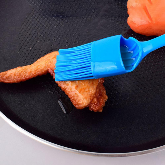 6Pcs Silicone Oil Brush Set Heat Resistant Basting Brushes for Cooking Baking Grilling BPA-Free Oil Applicator Pastry Brush for Sauce Marinade Meat Glazing BBQ 