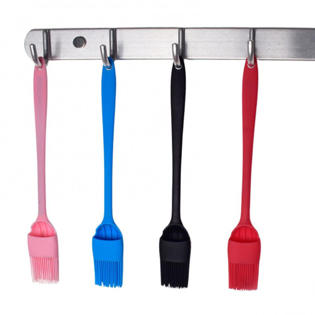 6Pcs Silicone Oil Brush Set Heat Resistant Basting Brushes for Cooking Baking Grilling BPA-Free Oil Applicator Pastry Brush for Sauce Marinade Meat Glazing BBQ 