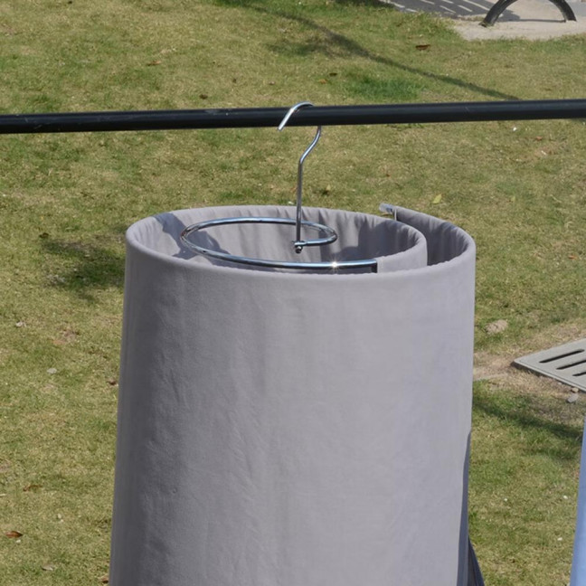 1/2/3Pcs Stainless Steel Spiral Drying Rack Laundry Quilts Blankets Space-Saving Metal Hanger Indoor Outdoor Clothes Stand