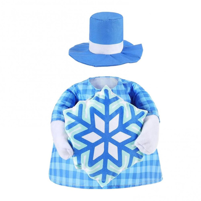 Christmas Porch Goose Outfit Lawn Goose Dress with Xmas Tree Hat Festive Goose Costume for 23