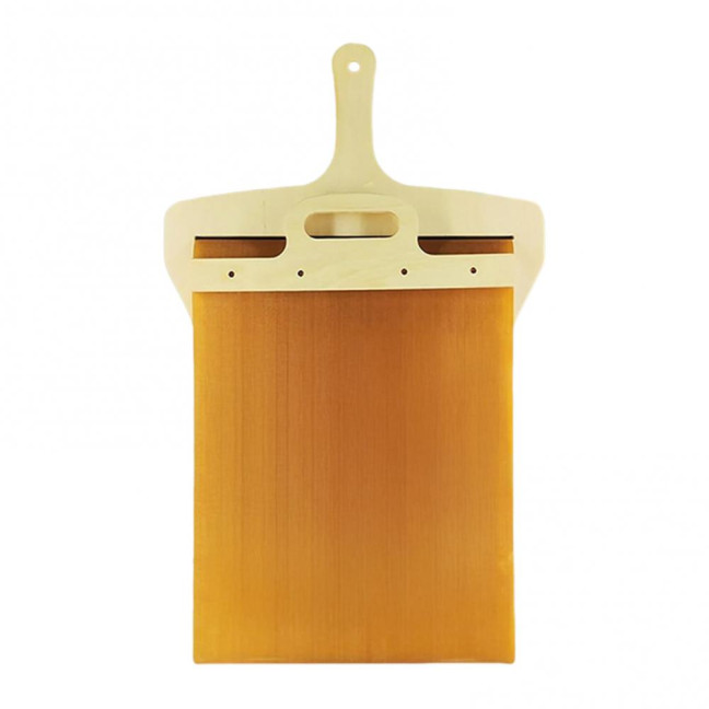 Pizza Sliding Shovel with Wooden Handle Double-Sided Wood Pizza Spatula Non-Stick Paddle for Indoor Outdoor Ovens 