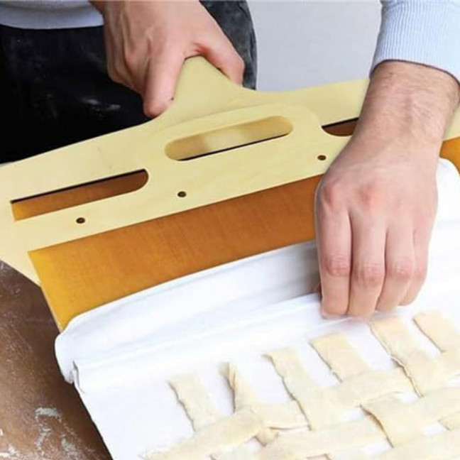 Pizza Sliding Shovel with Wooden Handle Double-Sided Wood Pizza Spatula Non-Stick Paddle for Indoor Outdoor Ovens 