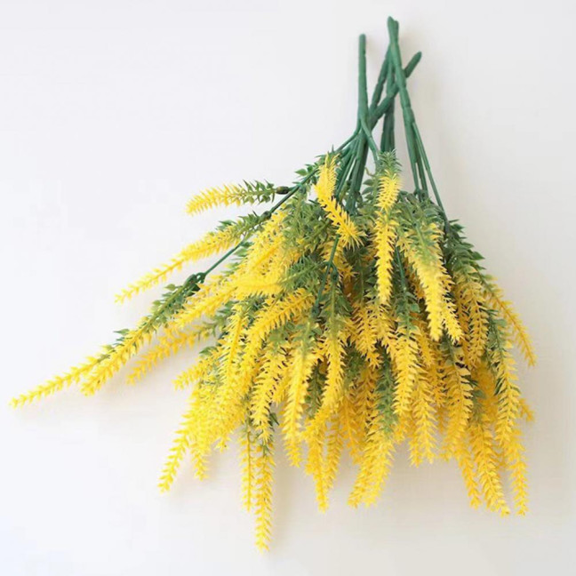 2Pcs Simulated Flowers High Simulation Bright Layered Bouquet No Withering Fading Fake Flower Home Office Decor 2Pcs Simulated Flowers High Simulation Bright Layered Bouquet No Withering Fading Fake Flower Home Office Decor