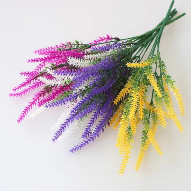 2Pcs Simulated Flowers High Simulation Bright Layered Bouquet No Withering Fading Fake Flower Home Office Decor 2Pcs Simulated Flowers High Simulation Bright Layered Bouquet No Withering Fading Fake Flower Home Office Decor