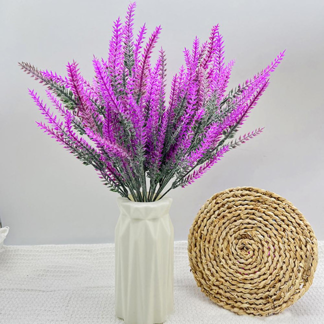 2Pcs Simulated Flowers High Simulation Bright Layered Bouquet No Withering Fading Fake Flower Home Office Decor 2Pcs Simulated Flowers High Simulation Bright Layered Bouquet No Withering Fading Fake Flower Home Office Decor