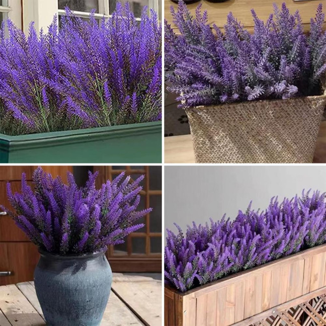 2Pcs Simulated Flowers High Simulation Bright Layered Bouquet No Withering Fading Fake Flower Home Office Decor 2Pcs Simulated Flowers High Simulation Bright Layered Bouquet No Withering Fading Fake Flower Home Office Decor