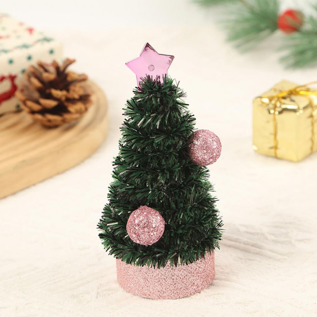 5 Inch Mini Christmas Tree Artificial Tabletop Christmas Tree Decorations with Star Tree Topper for Winter Fireplace Mantel Decor 5 Inch Mini Christmas Tree Artificial Tabletop Christmas Tree Decorations with Star Tree Topper for Winter Fireplace Mantel Decor