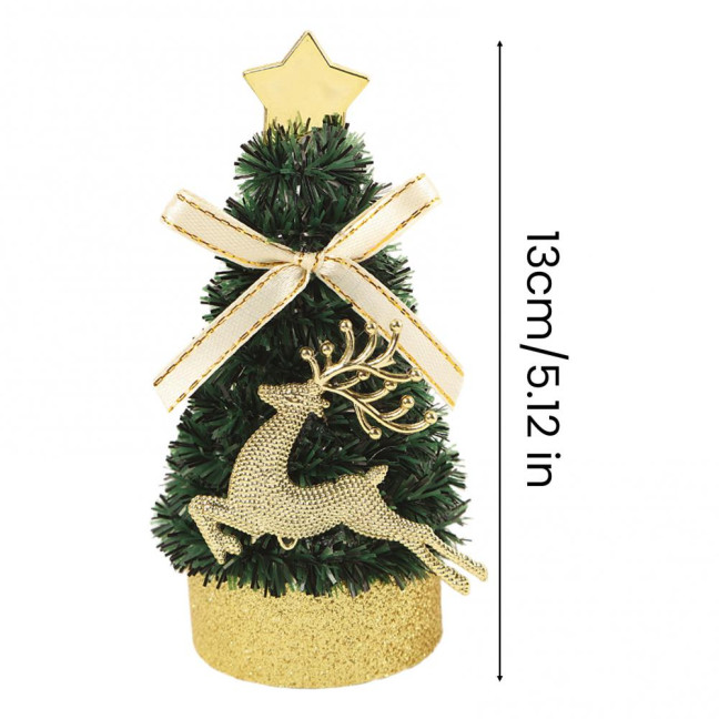 5 Inch Mini Christmas Tree Artificial Tabletop Christmas Tree Decorations with Star Tree Topper for Winter Fireplace Mantel Decor 5 Inch Mini Christmas Tree Artificial Tabletop Christmas Tree Decorations with Star Tree Topper for Winter Fireplace Mantel Decor