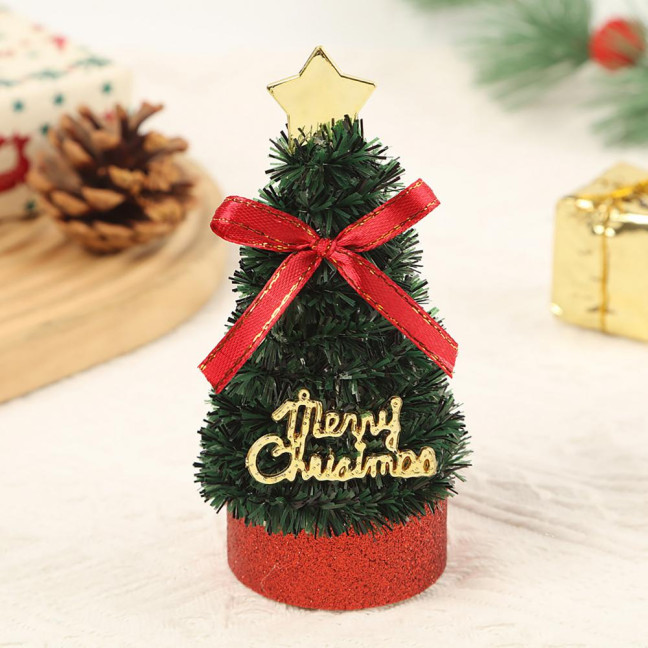 5 Inch Mini Christmas Tree Artificial Tabletop Christmas Tree Decorations with Star Tree Topper for Winter Fireplace Mantel Decor 5 Inch Mini Christmas Tree Artificial Tabletop Christmas Tree Decorations with Star Tree Topper for Winter Fireplace Mantel Decor