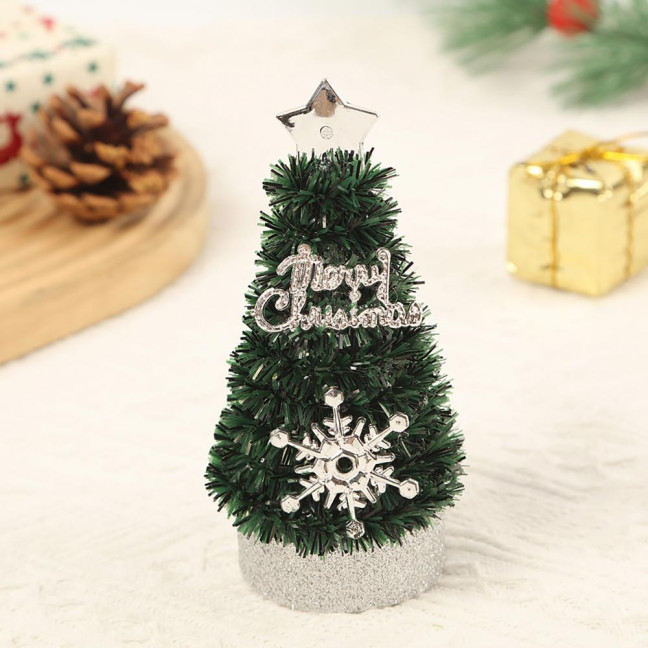 5 Inch Mini Christmas Tree Artificial Tabletop Christmas Tree Decorations with Star Tree Topper for Winter Fireplace Mantel Decor 5 Inch Mini Christmas Tree Artificial Tabletop Christmas Tree Decorations with Star Tree Topper for Winter Fireplace Mantel Decor