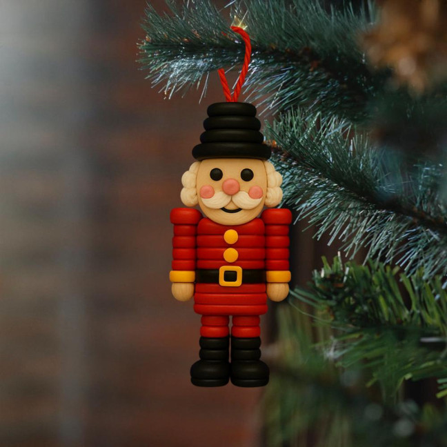 DIY Button Nutcracker Craft Kit Christmas Button Ornament Making Set Handmade Nutcracker Hanging Decoration for Home Party Decor DIY Button Nutcracker Craft Kit Christmas Button Ornament Making Set Handmade Nutcracker Hanging Decoration for Home Party Decor