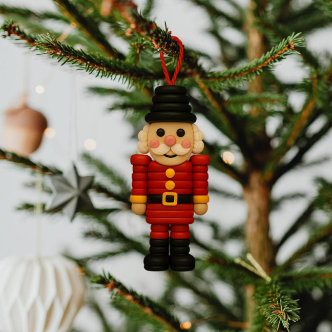 DIY Button Nutcracker Craft Kit Christmas Button Ornament Making Set Handmade Nutcracker Hanging Decoration for Home Party Decor DIY Button Nutcracker Craft Kit Christmas Button Ornament Making Set Handmade Nutcracker Hanging Decoration for Home Party Decor