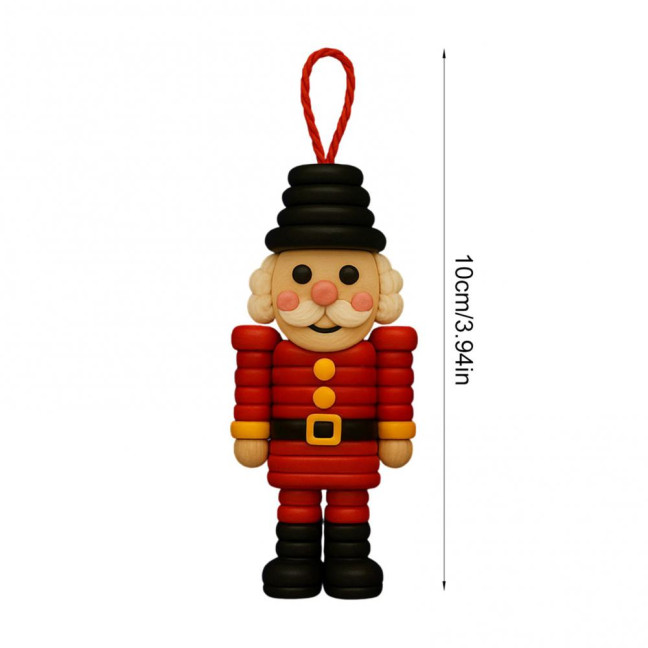 DIY Button Nutcracker Craft Kit Christmas Button Ornament Making Set Handmade Nutcracker Hanging Decoration for Home Party Decor DIY Button Nutcracker Craft Kit Christmas Button Ornament Making Set Handmade Nutcracker Hanging Decoration for Home Party Decor