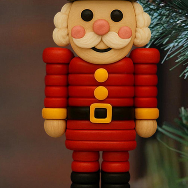 DIY Button Nutcracker Craft Kit Christmas Button Ornament Making Set Handmade Nutcracker Hanging Decoration for Home Party Decor DIY Button Nutcracker Craft Kit Christmas Button Ornament Making Set Handmade Nutcracker Hanging Decoration for Home Party Decor