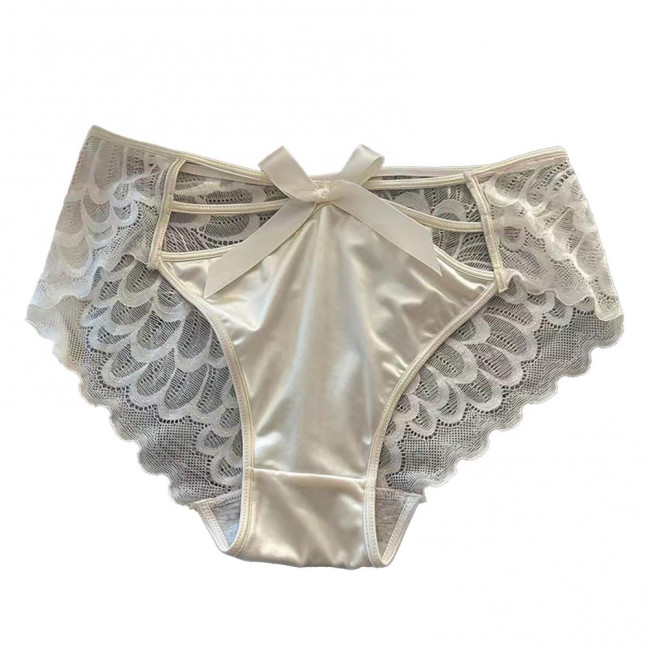 Women's Sexy Lace Hipster Underwear Soft Floral Lace Low Rise Panties Seamless Sheer Mesh Ladies Briefs