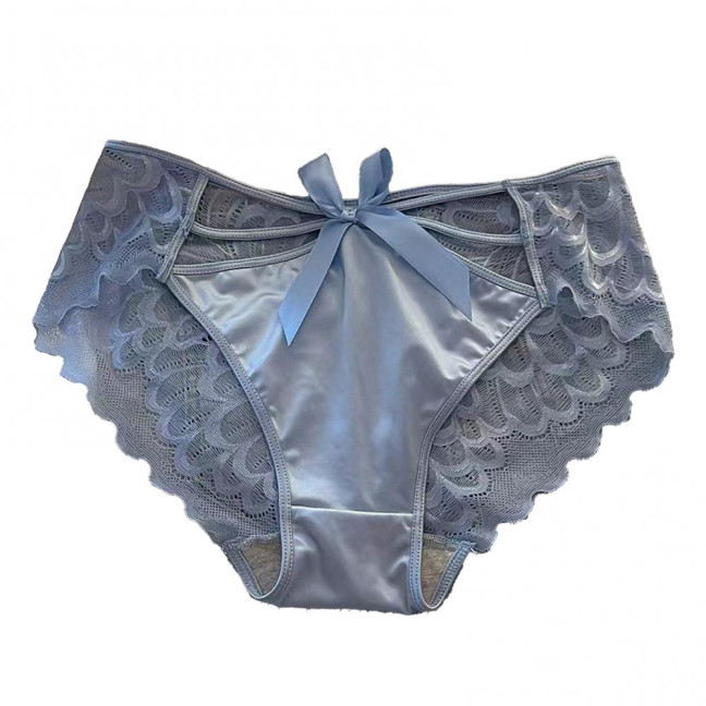 Women's Sexy Lace Hipster Underwear Soft Floral Lace Low Rise Panties Seamless Sheer Mesh Ladies Briefs