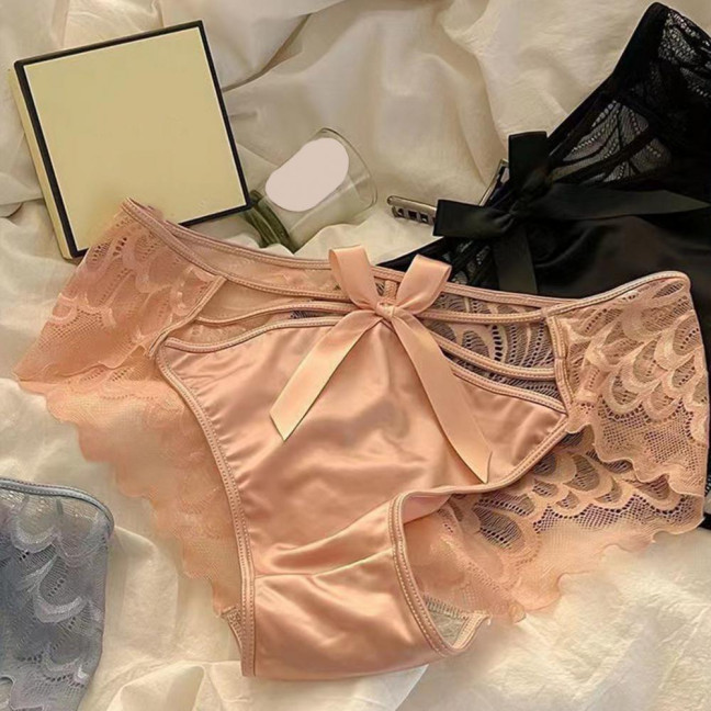 Women's Sexy Lace Hipster Underwear Soft Floral Lace Low Rise Panties Seamless Sheer Mesh Ladies Briefs