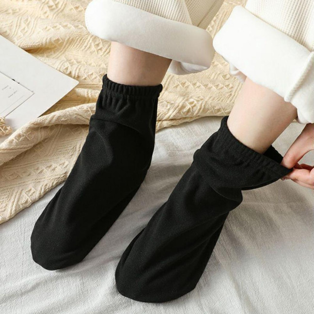 Sleep Socks Men Women Warm Home Socks Loose Fit Breathable Winter Socks with Elastic Cuffs for Bed Lounge Living Room