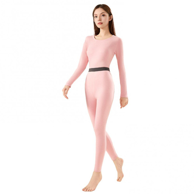 Womens Fleece Lined Base Layer Set Long Johns Top And Bottom Cold Weather Thermal Underwear Soft Pajama Set Womens Fleece Lined Base Layer Set Long Johns Top And Bottom Cold Weather Thermal Underwear Soft Pajama Set