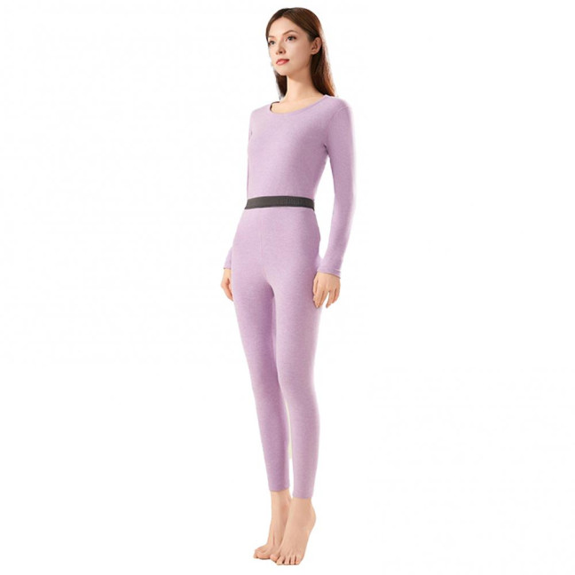 Womens Fleece Lined Base Layer Set Long Johns Top And Bottom Cold Weather Thermal Underwear Soft Pajama Set Womens Fleece Lined Base Layer Set Long Johns Top And Bottom Cold Weather Thermal Underwear Soft Pajama Set