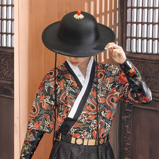 Black Sun Hat Traditional Flying Fish Costume Hat Wide Brim UV Protection Fishing Idol Cosplay Cap Headwear Black Sun Hat Traditional Flying Fish Costume Hat Wide Brim UV Protection Fishing Idol Cosplay Cap Headwear