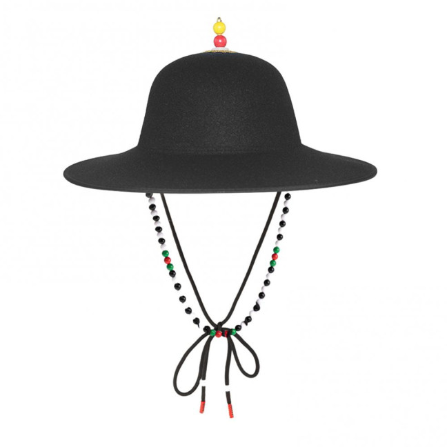 Black Sun Hat Traditional Flying Fish Costume Hat Wide Brim UV Protection Fishing Idol Cosplay Cap Headwear Black Sun Hat Traditional Flying Fish Costume Hat Wide Brim UV Protection Fishing Idol Cosplay Cap Headwear