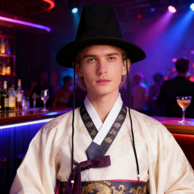 Festive Sun Hats Men Boys Teens Performance Hat Idol Cosplay Cap Headwear Wide Brim Summer UV Protection Black Hat 