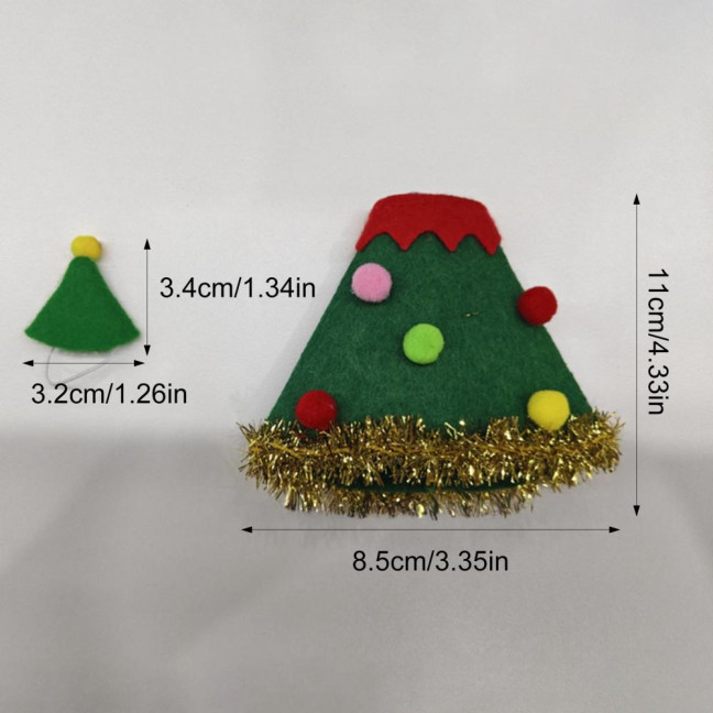 Christmas Tree Goose Outfit Desk Goose Clothes Festive Goose Costume for 7'' Goose Statue Holiday Xmas Table Decoration