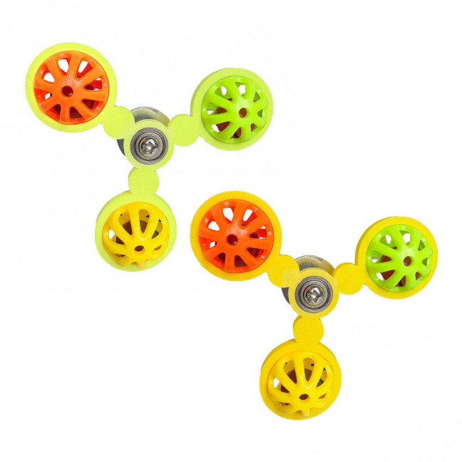 Birds Spinner Rattle Toy Interactive Spinner Parrot Toy Wheel Chewing Exercise Cockatiel Birdcage Enrichment Toy for Conures Budgies 