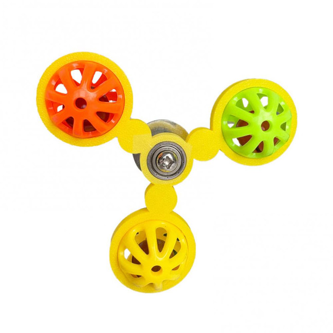 Birds Spinner Rattle Toy Interactive Spinner Parrot Toy Wheel Chewing Exercise Cockatiel Birdcage Enrichment Toy for Conures Budgies 