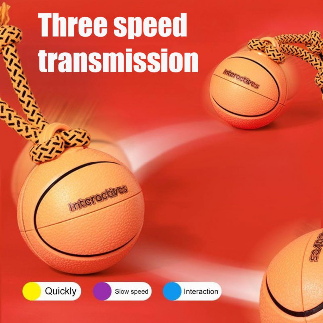 Electric Dog Toy Ball Interactive Spinning Ball with 3 Mode Settings Dogs Self-Play Basketball Football Chasing Toy for Indoor Outdoor Entertainment Electric Dog Toy Ball Interactive Spinning Ball with 3 Mode Settings Dogs Self-Play Basketball Football Chasing Toy for Indoor Outdoor Entertainment