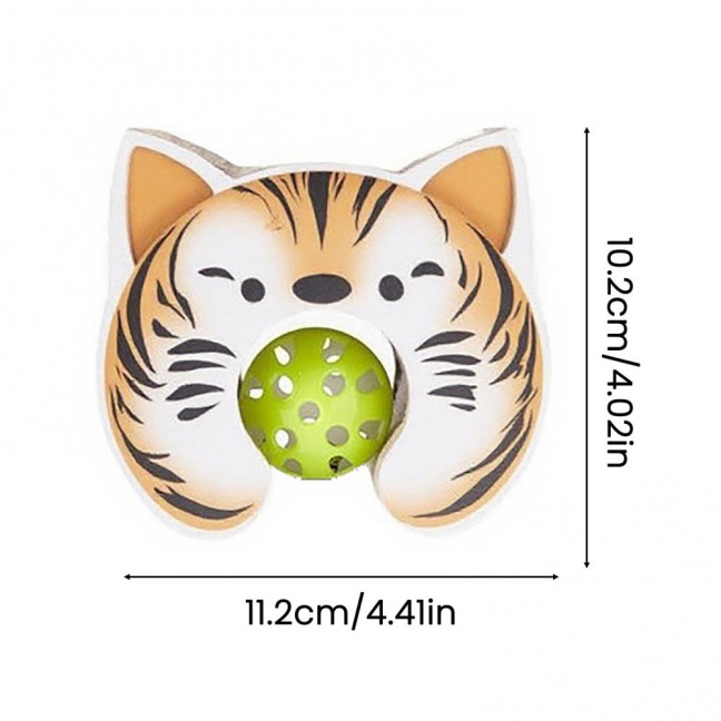 Cat Scratcher Accordion Toy Changeable Interactive Cat Scratching Board with Bell Ball Foldable Corrugated Paper Scratch Toy for Indoor Cats Anxiety Relief Entertainment Cat Scratcher Accordion Toy Changeable Interactive Cat Scratching Board with Bell Ball Foldable Corrugated Paper Scratch Toy for Indoor Cats Anxiety Relief Entertainment