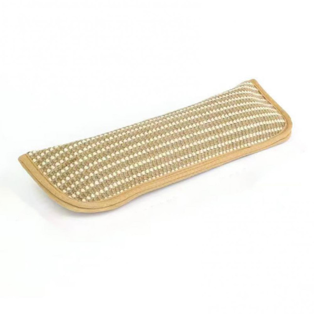 Cat Scratch Mat Cat Toy Sisal Scratcher Pillow Stuffed with Catnip Safe Nail File for Indoor Cats Kitten Training Entertainment Health