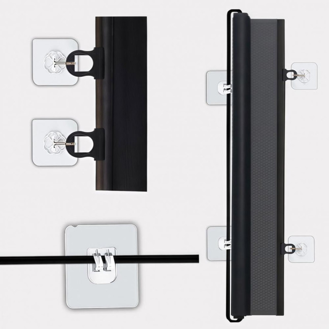 Retractable Pet Gate Mesh Pet Safety Gate No Drill Installation Indoor Outdoor Pet Barrier Fence Home Divider for Stairs Doorways Bedrooms