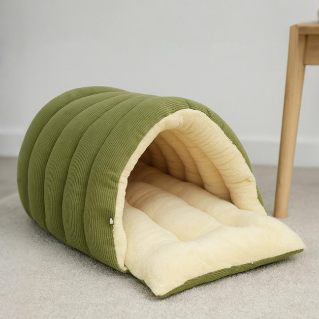 Pet House Bed Non-Slip Base Removable Washable Cover Cave Design Washable Cat Bed with Zipper Indoor Outdoor Portable Nest Pet House Bed Non-Slip Base Removable Washable Cover Cave Design Washable Cat Bed with Zipper Indoor Outdoor Portable Nest