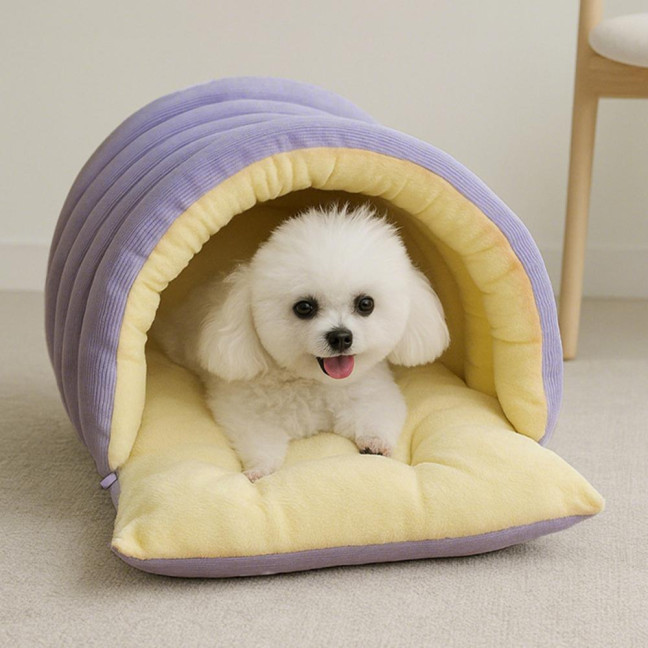 Pet House Bed Non-Slip Base Removable Washable Cover Cave Design Washable Cat Bed with Zipper Indoor Outdoor Portable Nest Pet House Bed Non-Slip Base Removable Washable Cover Cave Design Washable Cat Bed with Zipper Indoor Outdoor Portable Nest