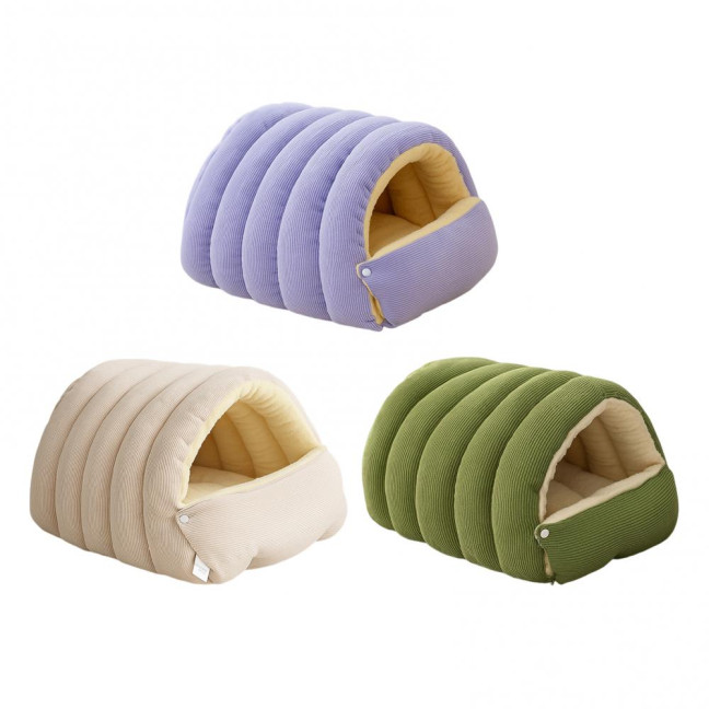 Pet House Bed Non-Slip Base Removable Washable Cover Cave Design Washable Cat Bed with Zipper Indoor Outdoor Portable Nest Pet House Bed Non-Slip Base Removable Washable Cover Cave Design Washable Cat Bed with Zipper Indoor Outdoor Portable Nest