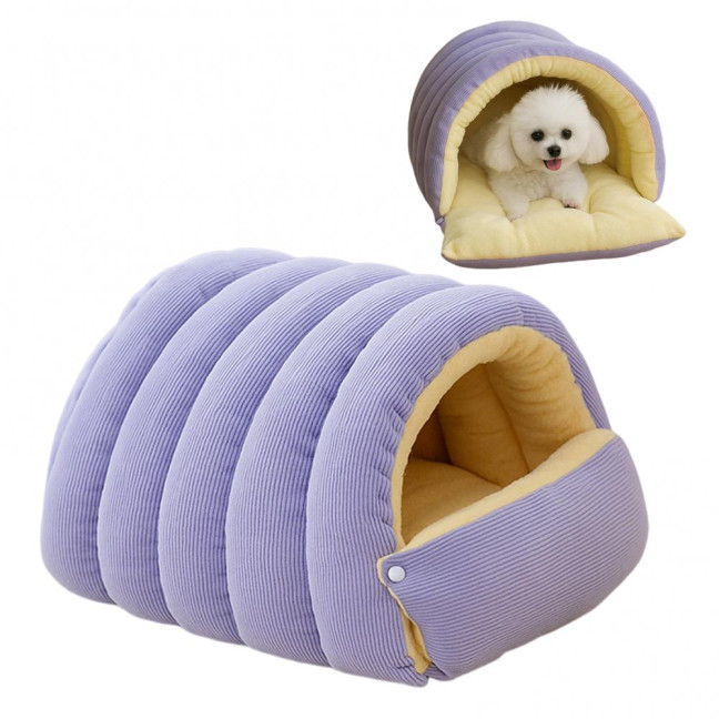 Pet House Bed Non-Slip Base Removable Washable Cover Cave Design Washable Cat Bed with Zipper Indoor Outdoor Portable Nest Pet House Bed Non-Slip Base Removable Washable Cover Cave Design Washable Cat Bed with Zipper Indoor Outdoor Portable Nest