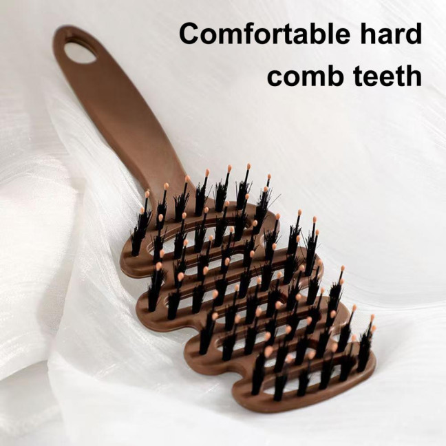 1/2Pcs Boar Bristle Hair Brush Scalp Massage Reduce Frizz Static Nursing Comb Hair Growth Natural Luster Hair Care Comb