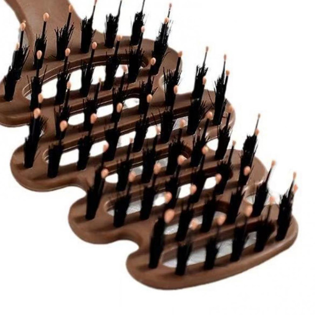 1/2Pcs Boar Bristle Hair Brush Scalp Massage Reduce Frizz Static Nursing Comb Hair Growth Natural Luster Hair Care Comb