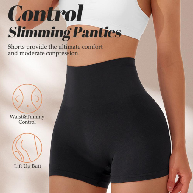 High Waisted Shaping Shorts Seamless Tummy Control Panties with Non-Slip Waistband Comfortable Body Shapewear for Women