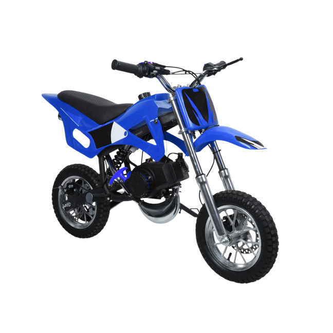49cc 2-Stroke Kids Dirt Bike, Gas Power Motocross, Beach Off Road Mini Motorcycle, Children Pocket Motorbike with Disc Brakes