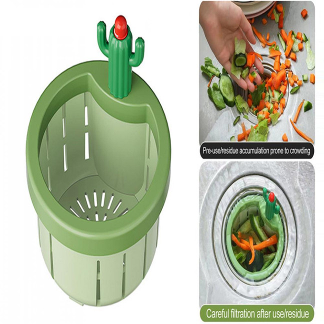 2 Pcs Kitchen Sink Strainer Multifunctional Household Cactus Strainer Press Type Automatic Dumping Sink Drainage Basket for Kitchen Hands-free Waste Filtering 2 Pcs Kitchen Sink Strainer Multifunctional Household Cactus Strainer Press Type Automatic Dumping Sink Drainage Basket for Kitchen Hands-free Waste Filtering