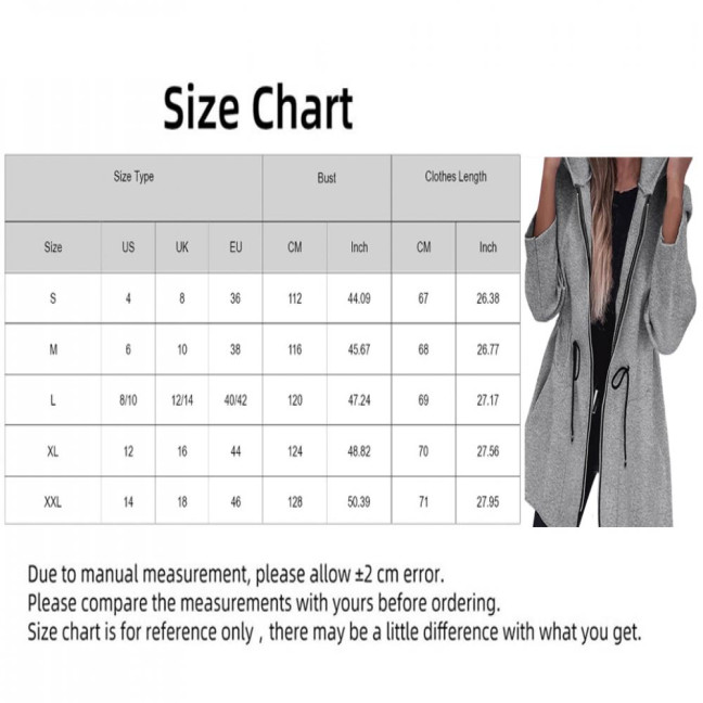 Women Jacket Windbreaker Style Hooded Drawstring Waist Large Pockets Solid Color Zipper Closure Thermal Long-Sleeved Biking Hiking Workout Spring Fall Winter Coat