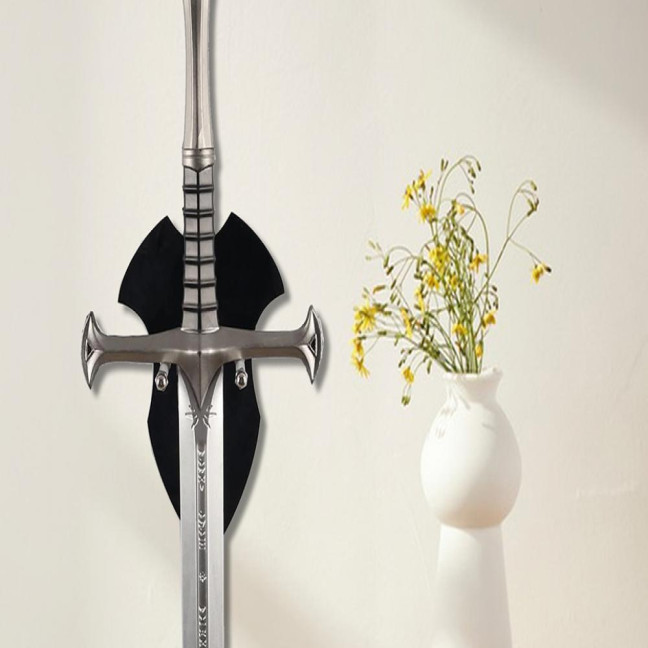 Wall Mount Medieval Swords Holder High Durability Strong Load-bearing Easy Installation Swords Display Stand